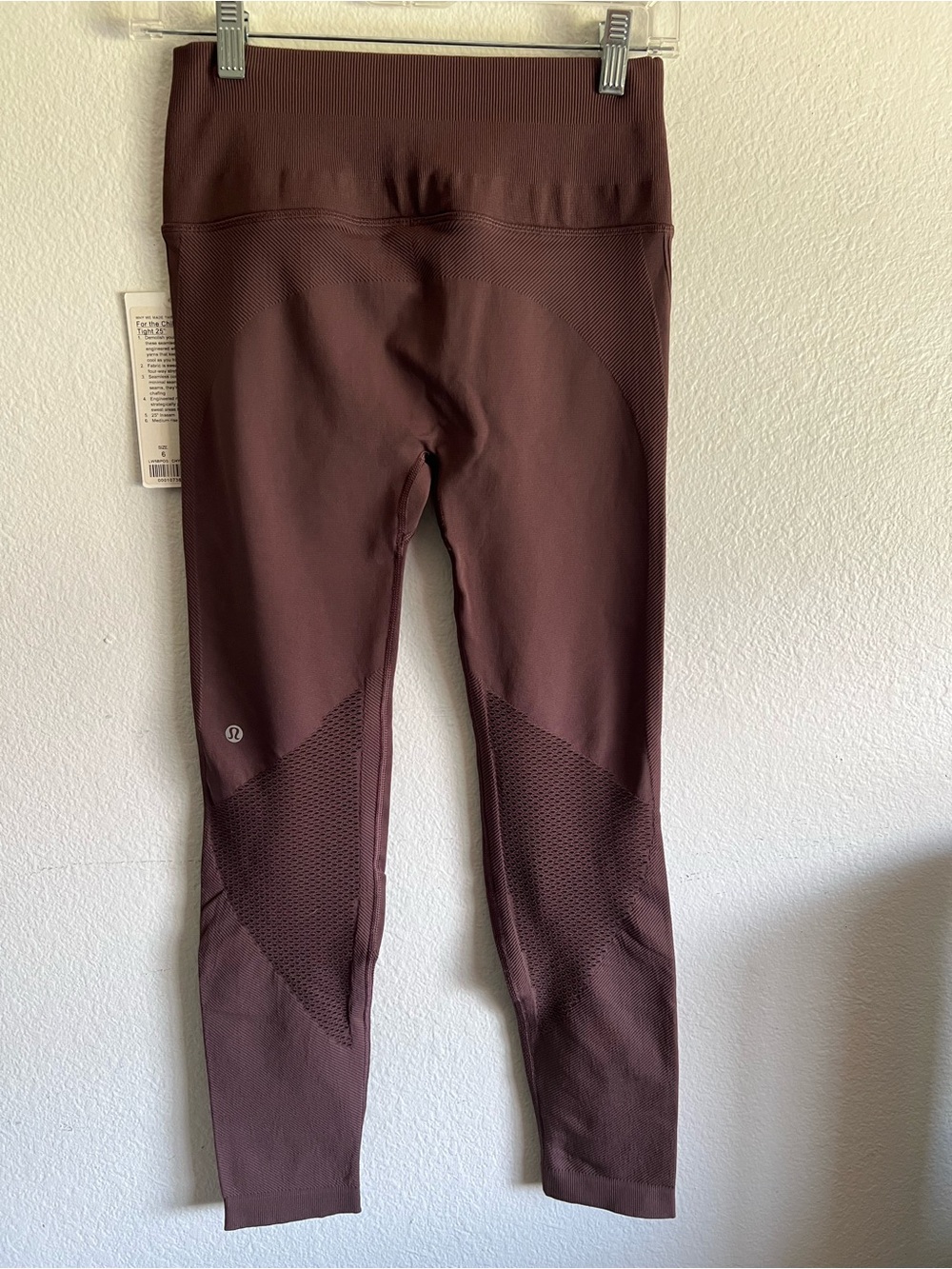 Lululemon For the Chill of It Tight.
Color Cherry Cola. S 6 NWT - Picture 7 of 12